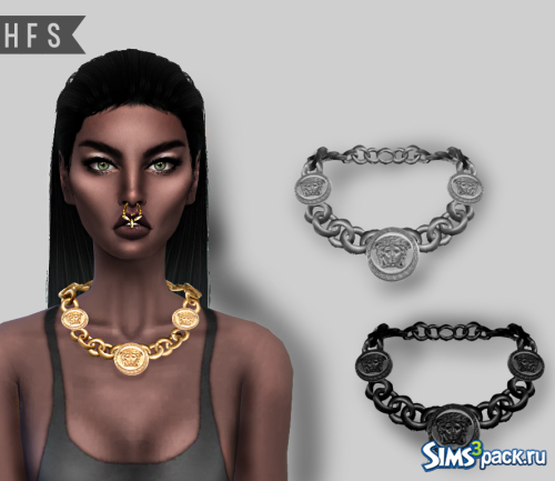 Ожерелье "Versace" от Haut Fashion Sims