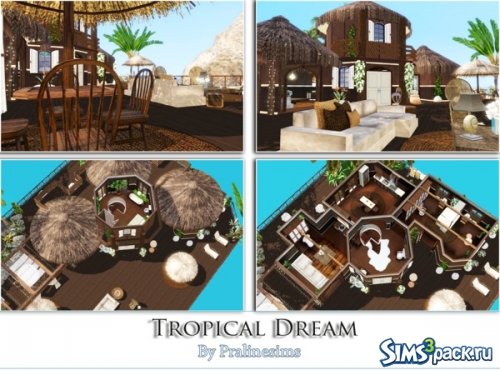 Дом "Tropical Dream" от Pralinesims