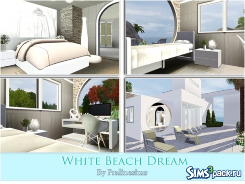 Дом &quot;White Beach Dream&quot; от Pralinesims