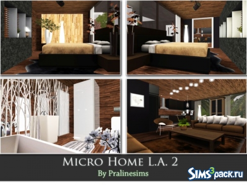 Дом &quot;Micro Home L.A. 2&quot; от Pralinesims