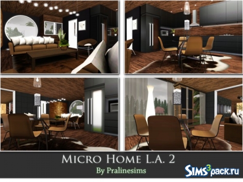 Дом &quot;Micro Home L.A. 2&quot; от Pralinesims