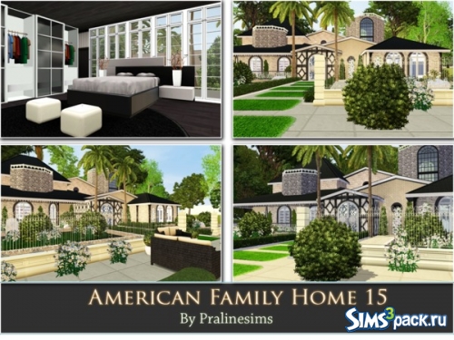 Дом &quot;American Family Home 15&quot; от Pralinesims