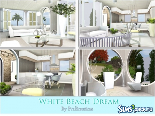 Дом &quot;White Beach Dream&quot; от Pralinesims