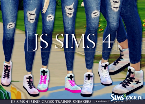 Кроссовки &quot;UNIF CROSS TRAINER SNEAKERS&quot; от JS SIMS 4