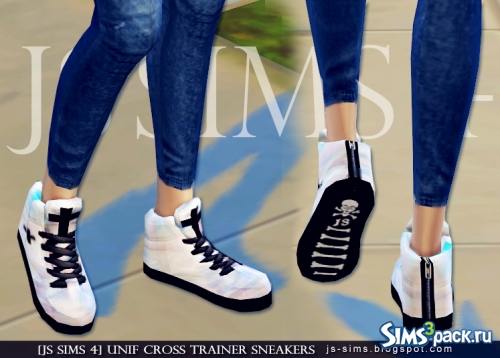 Кроссовки &quot;UNIF CROSS TRAINER SNEAKERS&quot; от JS SIMS 4