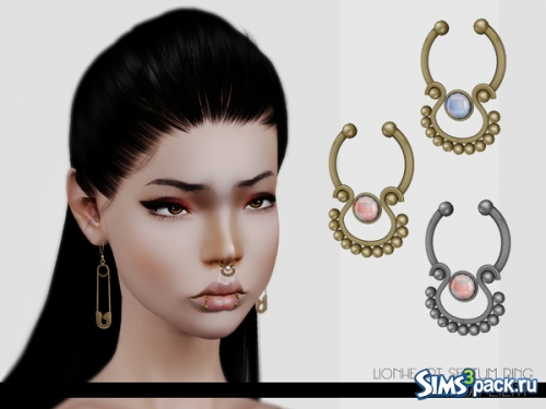 Кольцо в нос &quot;Lionheart Septum Ring&quot; от Leah Lillith