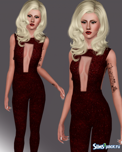 Комбинезон Shady Zeineldine Couture Red Jumpsuit от AlecseyCOOL