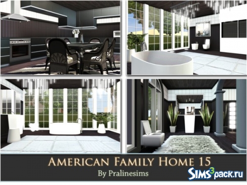 Дом &quot;American Family Home 15&quot; от Pralinesims