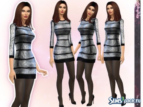 Платье Rock the Night Silver Dress от Simsimay