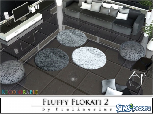 Ковры &quot;Fluffy Flokati 2&quot; от Pralinesims