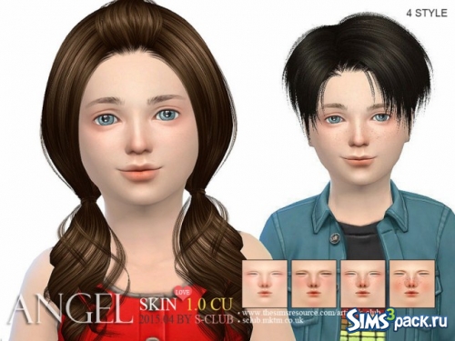 Скин для детей HS Angel skintones(CU) 1.0 от S-Club