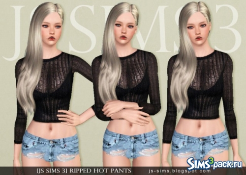 Шорты Ripped Hot Pants от JS SIMS