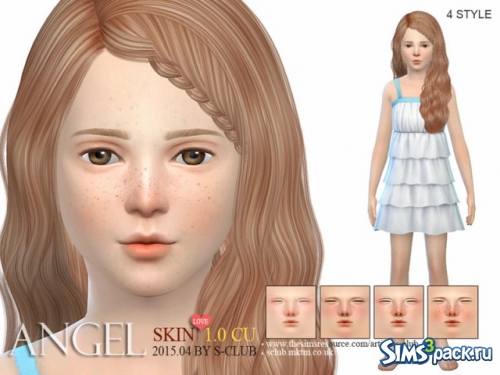 Скин для детей HS Angel skintones(CU) 1.0 от S-Club