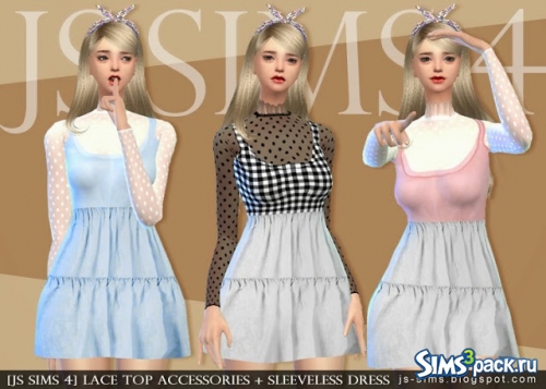 Топ Accessories + Sleeveless Dress от JS Sims