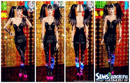 Леггинсы Riotous Profusion Leggings от JS SIMS 3