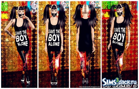 Леггинсы Riotous Profusion Leggings от JS SIMS 3