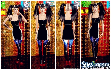 Леггинсы Riotous Profusion Leggings от JS SIMS 3