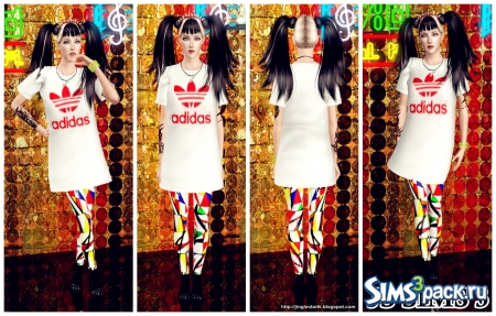 Леггинсы Riotous Profusion Leggings от JS SIMS 3