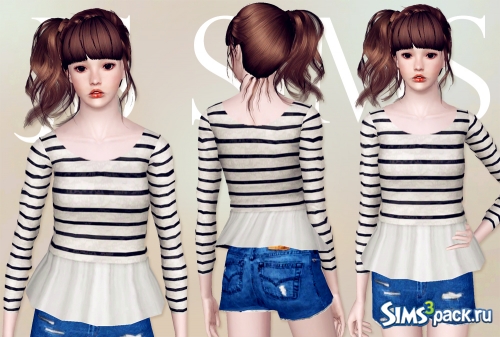 Кофта Ruffle Waist Top от JS SIMS 3