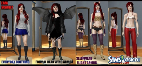 Симка Erza Scarlet-Titania от NG Sims 3