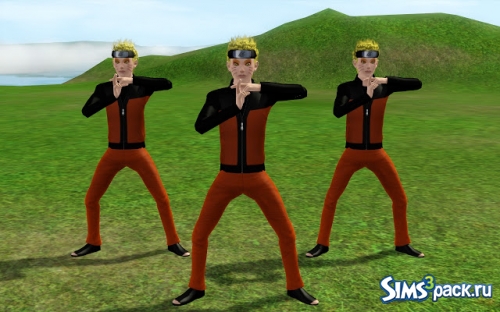 Линзы Naruto от NG Sims 3