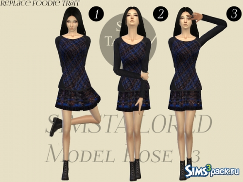 Женская поза "Model Pose #3" от Simstailored