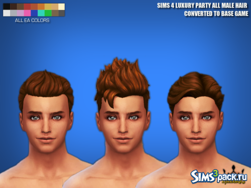 Мужская прическа Male Hair - SP01 Converted Base Game от NiteSkky