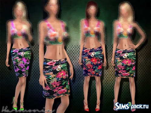 Юбка Tropical Set Tight Fit Skirt от Harmonia