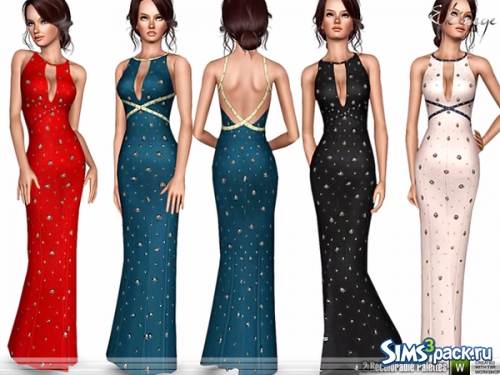 Женское платье &quot;Embellished Long Dress&quot; от ekinege