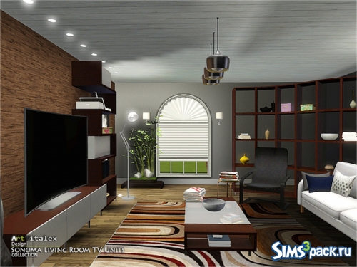 Аксессуары для гостиной &quot;Sonoma Living Room TV Units&quot; от ArtVitalex