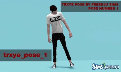 Позы TRXYE от FreedJuSims