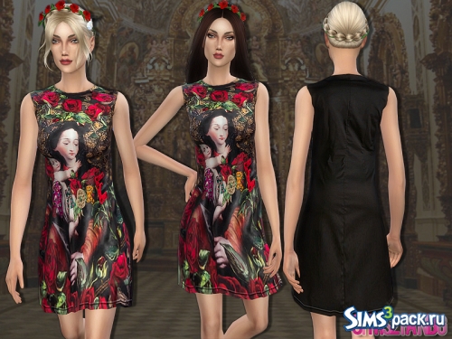 Платье №49 от sims2fanbg