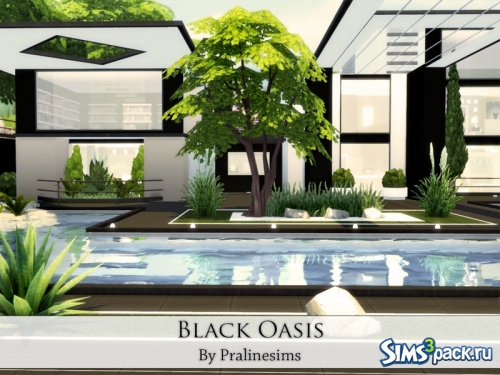 Дом Black Oasis от Pralinesims