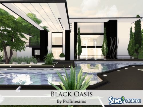 Дом Black Oasis от Pralinesims