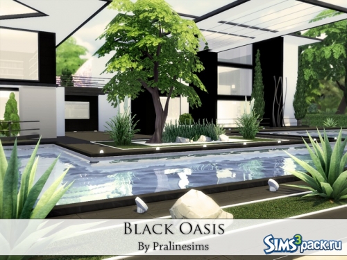 Дом Black Oasis от Pralinesims