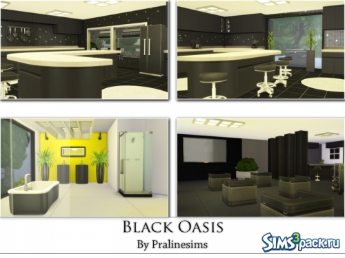 Дом Black Oasis от Pralinesims