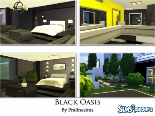 Дом Black Oasis от Pralinesims