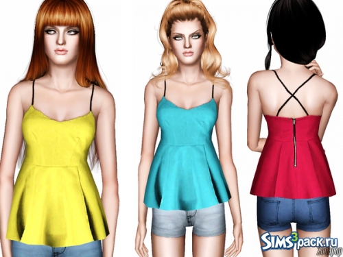 Топ &quot;Peplum Cami Top&quot; от zodapop