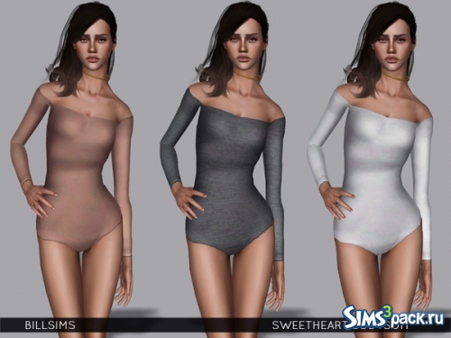 Боди &quot;Sweetheart Bodysuit&quot; от Bill Sims