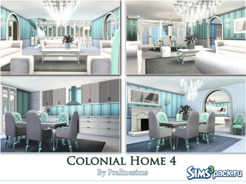 Дом &quot;Colonial Home 4&quot; от Pralinesims