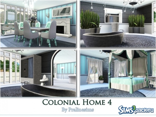 Дом &quot;Colonial Home 4&quot; от Pralinesims