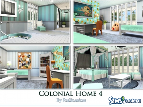 Дом &quot;Colonial Home 4&quot; от Pralinesims