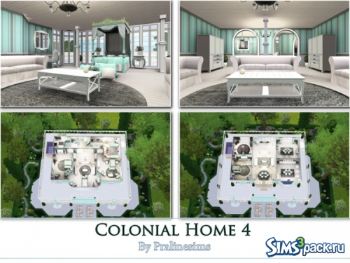 Дом &quot;Colonial Home 4&quot; от Pralinesims