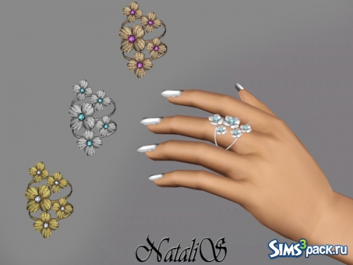 Кольцо &quot;Multi flower ring FT-FA&quot; от NataliS