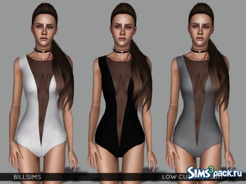 Боди &quot;Low Cut Bodysuit&quot; от Bill Sims