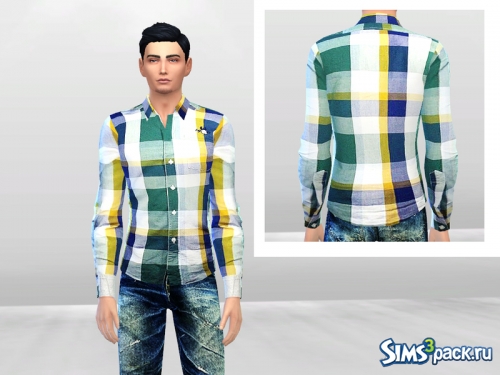 Футболка Archie's Plaid Long Polo от McLayneSims