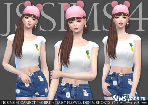 Футболка Carrot от [JS SIMS 4]