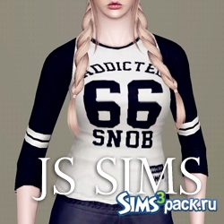 Сет мужской и женской одежды SNOB Clothing Set от JS sims3