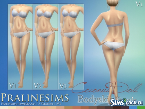 Скинтон Coconut Doll от Pralinesims