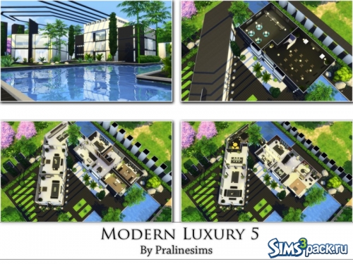 Дом Modern Luxury 5 от Pralinesims